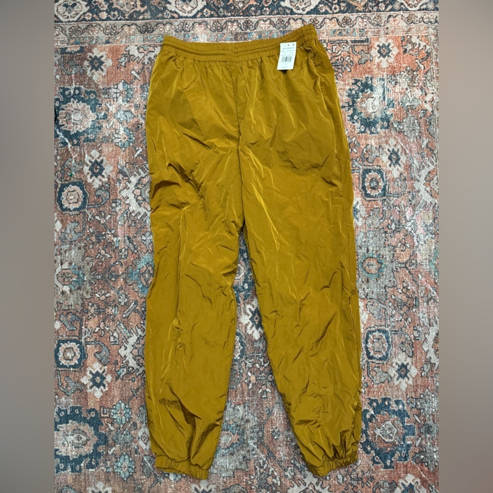 NWT Good American Rust Brown Jogger Track Pants Size 2